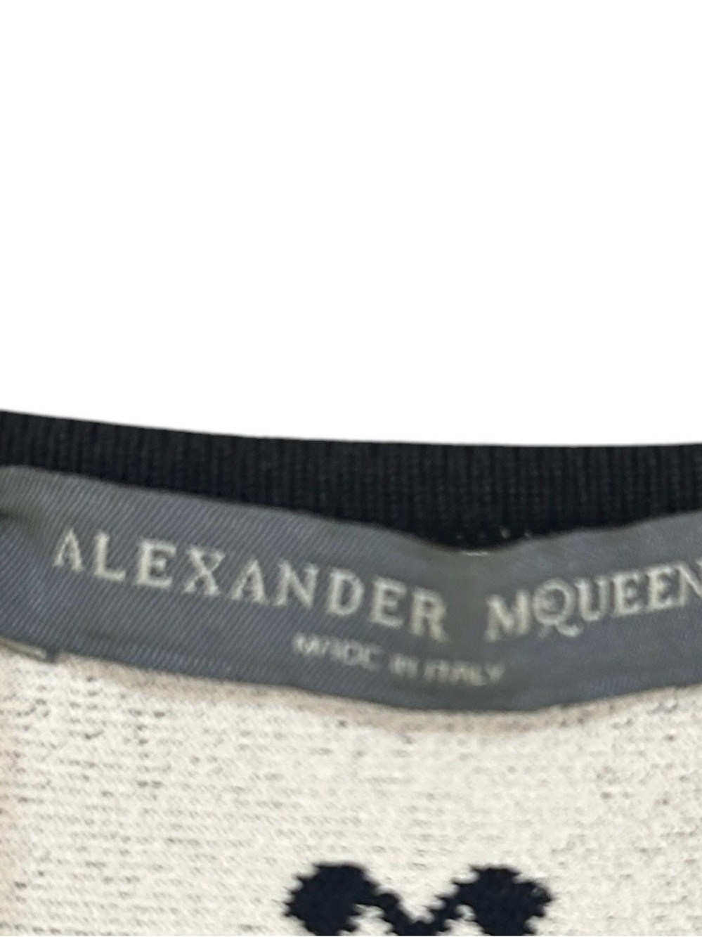 Alexander McQueen Black cream Floral Jacquard sleeveless fit & flare Dress small - Picture 7 of 9